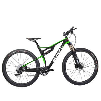 China QR And Thru Axle New Technology Compatible Carbon Mountain Bike , Full Suspension 29er BB92 Mountain Bike for sale