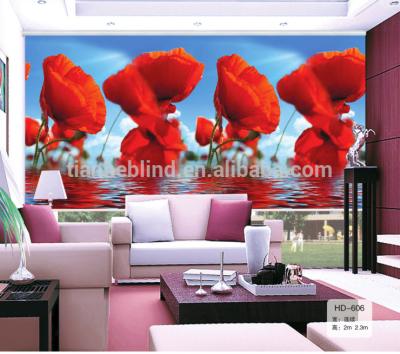 China New design single Digital print blackout 3D roller blinds fabric for sale