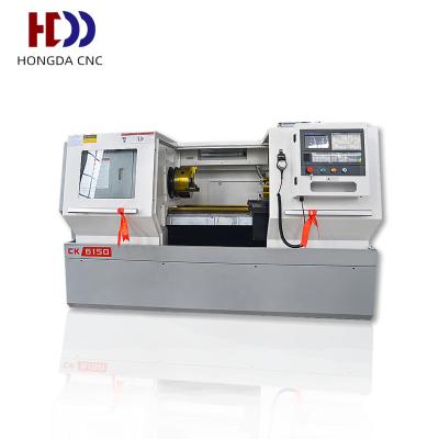 China General Mechanical Element Processing Hard Metal Lathe High Precision CK6150 Flat Bed Rail Horizontal Cnc Lathe Machine for sale