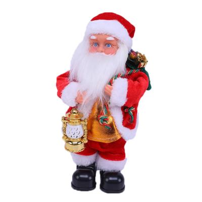 China Chirstmas Decor New Arrival Dancing Santa Toy Electric Christmas Cuddly Toys Indoor Christmas Decorations for sale