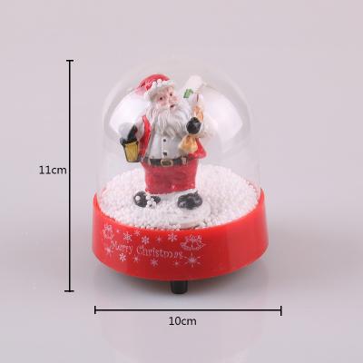 China Factory Direct Wholesale Price Plastic Christmas New Christmas Tree Decor 2021 Music Electric Snow Globe for sale