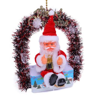 China Chirstmas Decor Hot Sale Dancer Santa Toy Electric Christmas Cuddly Toys Led Decoration for sale