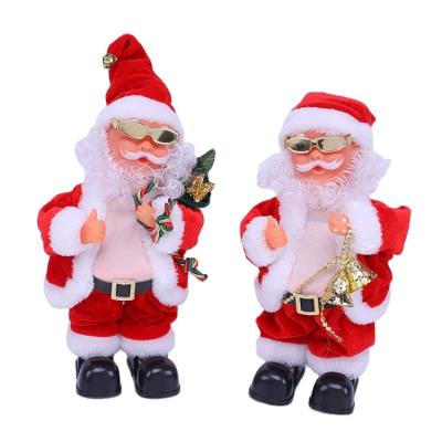 China Chirstmas Decor Best Selling Electric Santa Toy Christmas Cuddly Toys Christmas Decorations Sales for sale