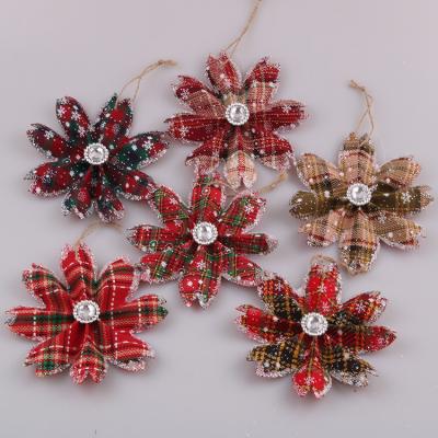 China Chirstmas Decor Christmas Flower Indoor Best Selling Crystal Christmas Flowers Decor for sale