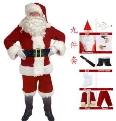 China New European and American Santa Claus Costume Annual Meeting Stage of the Bar Nightclub Gift 2022 Hot Couples Christmas Suit for sale