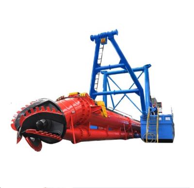 China Julong river sand suction dredger /sand dredger machine /cutter suction dredger with low price Te koop