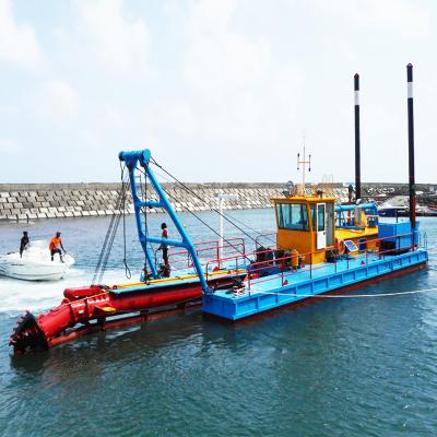 China Construction Work Diesel Power Dredging Barge For Land Reclamation à venda