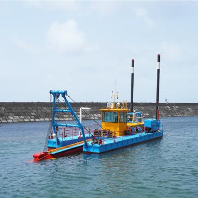 China Diesel Power Sand Dredging Machine Customized With Dismountable Hull Structure Te koop