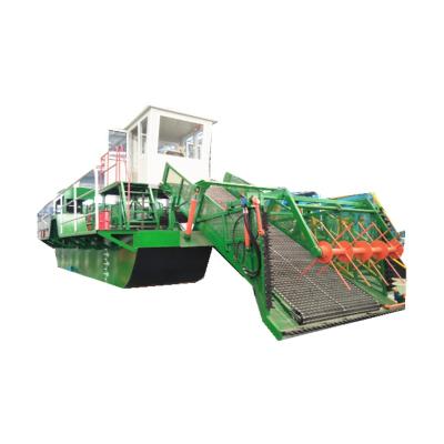 Китай Water Hyacinth Aquatic Weed Harvester WITH Diesel Engine For Collecting Water Plant продается