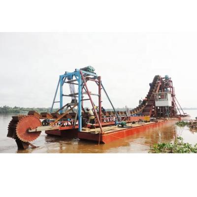 Κίνα Gravity Separator 150m3/hr Bucket Chain Gold Dredger For Gold Processing προς πώληση