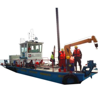 China Julong Multifunction CCS Steel Work Boat Cooperate With Different Kinds Of Dredgers for sale