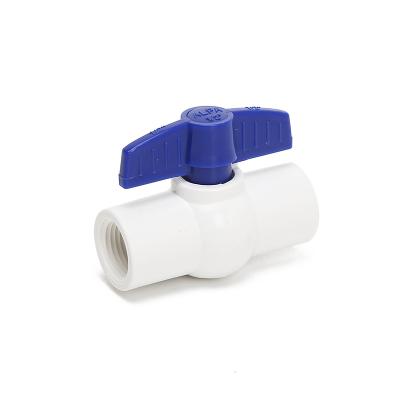 China General Made In China White Color Easy To Open Threaded Ball Valve for sale