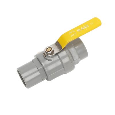 China High quality general plug two-piece ball valve is convenient and durable for sale