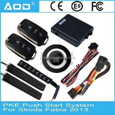 China Promotional Smart Remote Starter China Car Security Keyless Go Push Button Engine Start Stop System For VW Skoda Models for sale