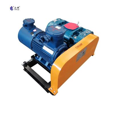 China Industrial Blower Roots Blower Pump 30HP Slag Transport For Industrial Root Blower To Cement Plant for sale