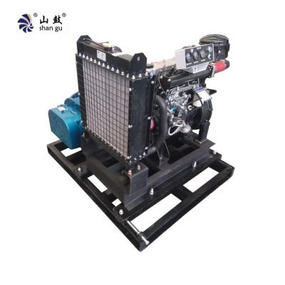 China Shangu Industrial Blower Roots Blower Vacuum Pump High Pressure Lime Kiln Project with Diesel Engine for sale