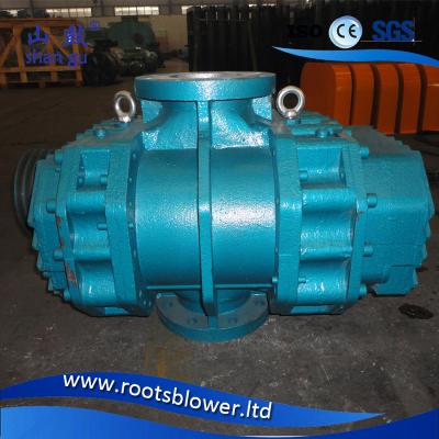 China Industrial Blower 50KPa Pressure Rise Tri Lobe Gas Transporting Roots Blower for sale