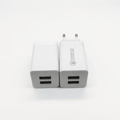 China Mobile Phone Charging Portable USB Charger Fast Charging 2 USB Mobile Phone Chargers 5V2A for sale