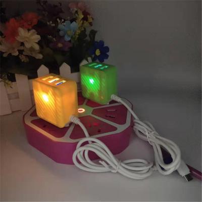 China Mobile Phone Charging Colorful 3 Port USB Universal Charger Adapter Portable USB Wall Charger for sale