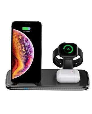 China Imagination in1 Retractable Fashion MOBILE PHONE Design 3 Qi Wireless Phone Charger Pad for AirPods for sale