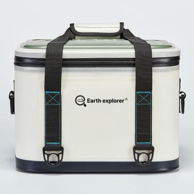 China Earth Explorer Soft Cooler Insulated Waterproof Bag, Leak Proof Zipper, Portable Cooler for Travel, Lunch, Work, Cars, Picnics, Beaches for sale