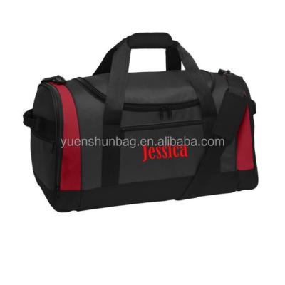 China Polyester Personalized Monogram Name Embroidered Mens Duffel Bag for sale