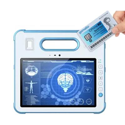 China ODM Waterproof White Medical 10.1 Tablet For Hospital/Home Healthcare With Touch Screen Barcode Antimicrobial NFC 4G WIFI for sale