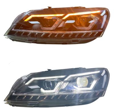 China ABS Factory Dallon Headlight For Volkswagen VW Passat 2011-2015 A32 A33 Head Light LED Bumper Lamp With High Beam Low DRL Signal for sale