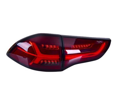 China ABS Mitsubishi Lancer Tail Lights 2008-2017 EX LED Tail Lamp DRL 4 Functions Modify Parts Signal Brake Reverse Auto Accessories for sale