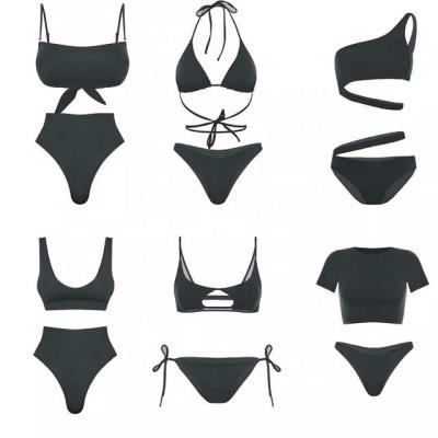 China Wholesale Designer Breathable Sexy Luxury Swimwear Women Logo Two Piece Bathing Suits Set Custom Made Extreme Bikini for sale