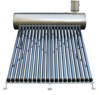 China Integrated low pressure solar evacuated tube water heater for sale