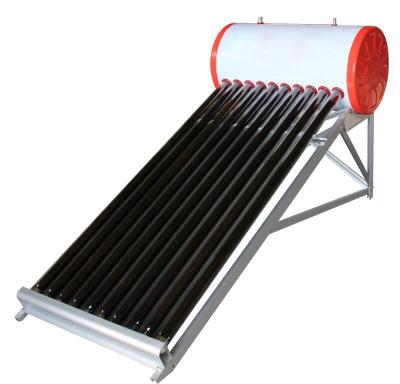 China 100liter non pressure evacuated tube solar water heater for sale