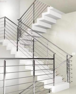 Китай Hot Sale 316 Stainless Steel Material Hotel Modern Design Features Wire Balcony Staircase And Railing продается