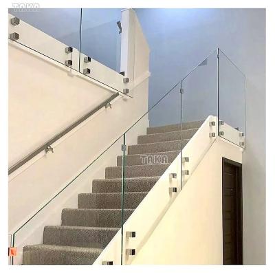 China Modern hot sale custom stainless steel standoff for fascia mounted frameless glass balustrade for sale