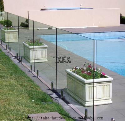 Китай Modern glass spigot railing baluster for swimming pool/balcony spigot flange/fence продается