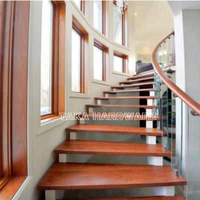 China Commercial Building Stainless Steel Spiral Staircase Interior Glass Staircase Design for sale