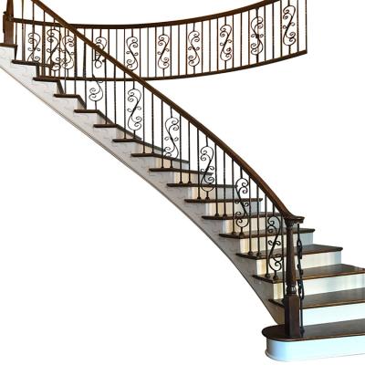 China Modern low price and good quality wrought iron stair steel railing for indoor balcony and outdoor fence zu verkaufen