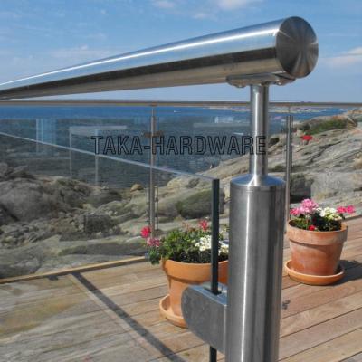 China High Quality Villa Stainless Steel Balustrade Design Glass Fence Railing for sale