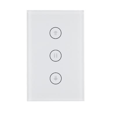 Cina Tuya APP Wi-Fi Remote Switch US Standard Smart Door Remote Control Smart Switch Glass Remote Switch in vendita