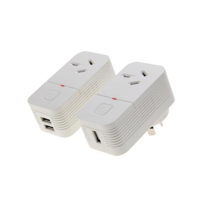 Китай Easy Installation Smart Wifi Socket AU Standard 2 USB Outlets Remote Control Customized Socket продается