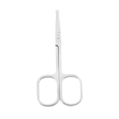 China CUTICLE YYS Eyebrow Scissors Rounded Facial Hair Scissors Sniff Hair Safety Use For Eyebrows Ear Hair Professional for sale