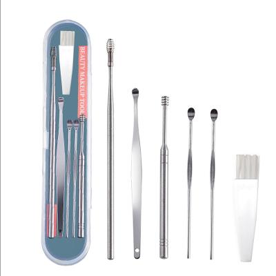 China High Quality Safe Stainless Steel Earpick Acrylic Comb Pick Earrings Set for sale