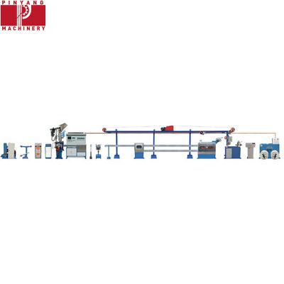 China For Binding Equipment Bare Copper Break Electrical Cable Wrapping Electrical Wire PVC Insulation Machine for sale