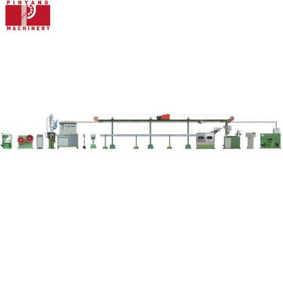 China Extruding High Quality Physical Foaming Line Small Coaxial Cable Extruder Wire Extruder Dongguan Pinyang Cable Extrusion Machine for sale