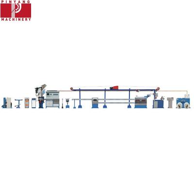 China wire cable production line pe nose bridge extruder making machine pp 2 core wire twist ties extruder machine for sale