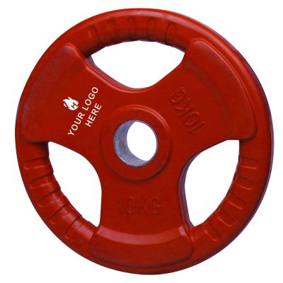 China Hot Life Durable Cheap Gym Equipment Plates Power Lifting Free Weights Set Rubber Coated Weight Plates for sale