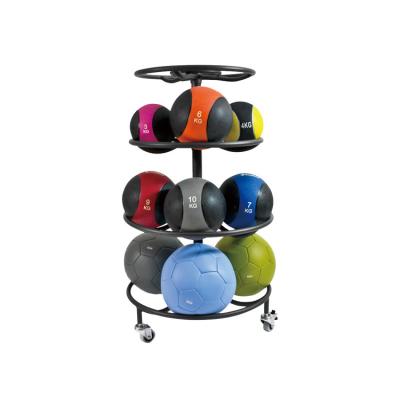 China Hot Stable Commercial Weight Lifting Machine Cable Crossover Equipment Fitness Gym Life Weight Free Medicine Ball Rack for sale