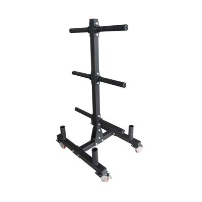 China Hot Selling Stable Life Gym Fitness Commercial Weightlifting Equipment Free Weights Plate Rack Barbell Weight Plate Rack for sale