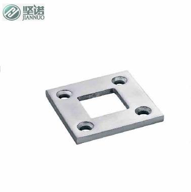 China Modern Stainless steel square tube balustrade base plate for railing for sale