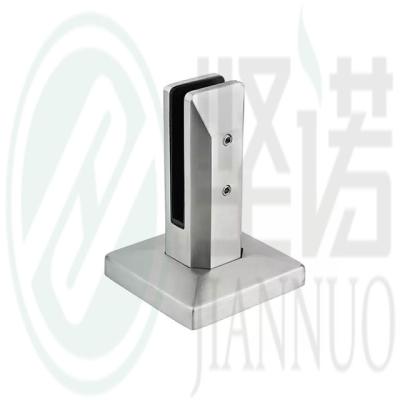 China Modern Balcony tempered glass 304 stainless steel stair glass railing spigot designs for sale